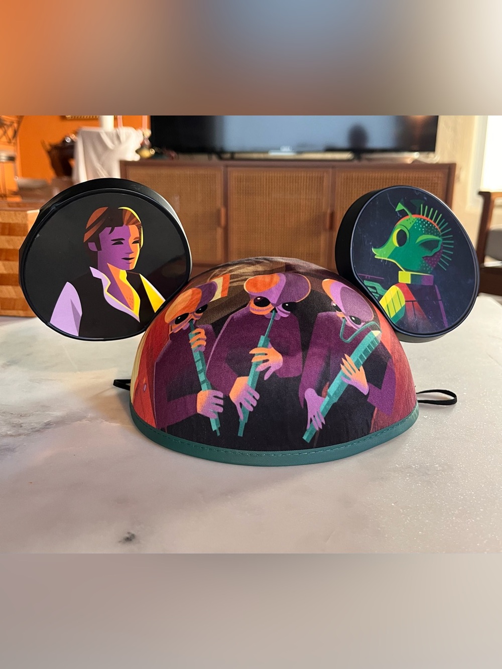 Disney Parks Star Wars Artist Series Jeff Granito Mickey Ear Hat – Cantina / A N